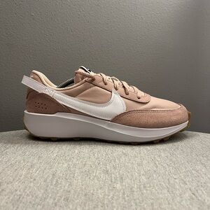 Nike Waffle Debut Pink White Casual Women's Shoe Size 8.5 DH9523-201